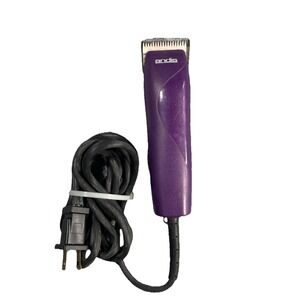 Purple Andis MBG2 EasyClip Pro Pet Grooming Clippers W/ #10 Blade USA Quiet